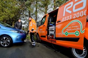 RAC launches portable electric car charger for emergency roadside rescue service